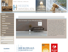Tablet Screenshot of hessenimmobilien.com